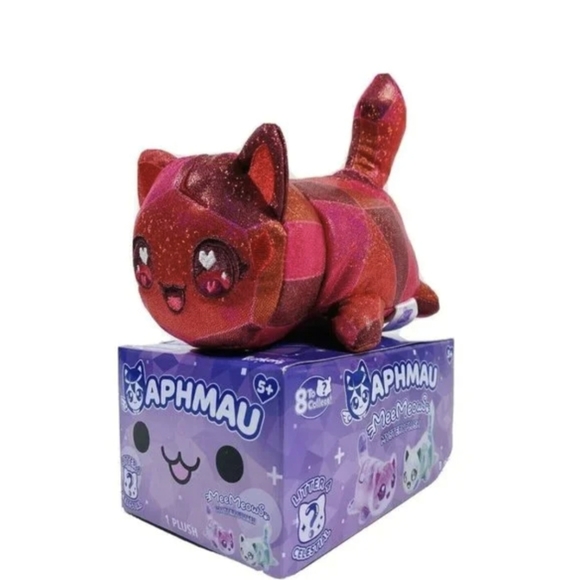 Aphmau MeeMeows RUBY RED 6" Celestial Litter 4 Plush Cat Kitten Toy SEALED - Picture 3 of 12